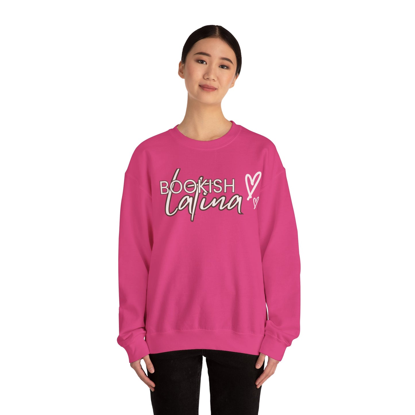 Bookish Latina Love Unisex Heavy Blend™ Crewneck Sweatshirt