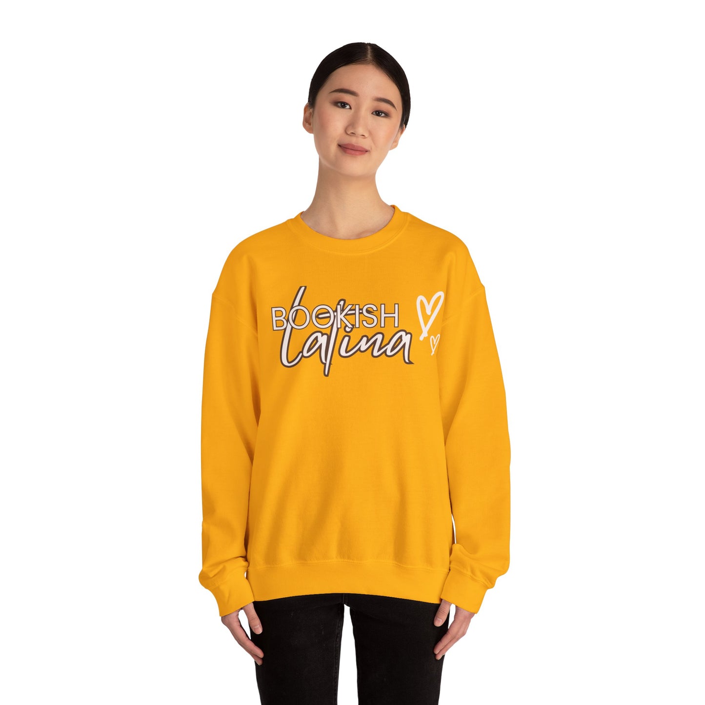 Bookish Latina Love Unisex Heavy Blend™ Crewneck Sweatshirt