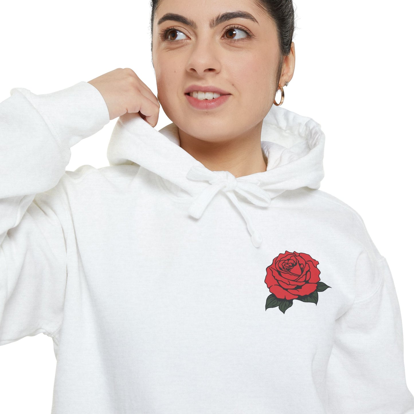 Hoodie - Amor Eterno with Skulls and Roses Design