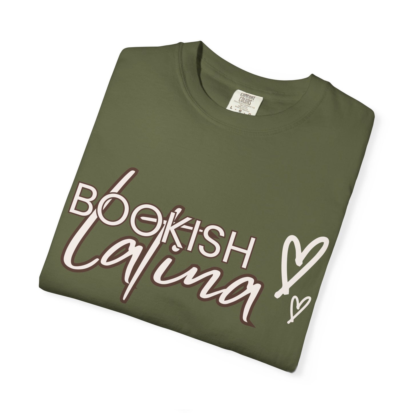 Bookish Latina Unisex T-Shirt- with hearts design