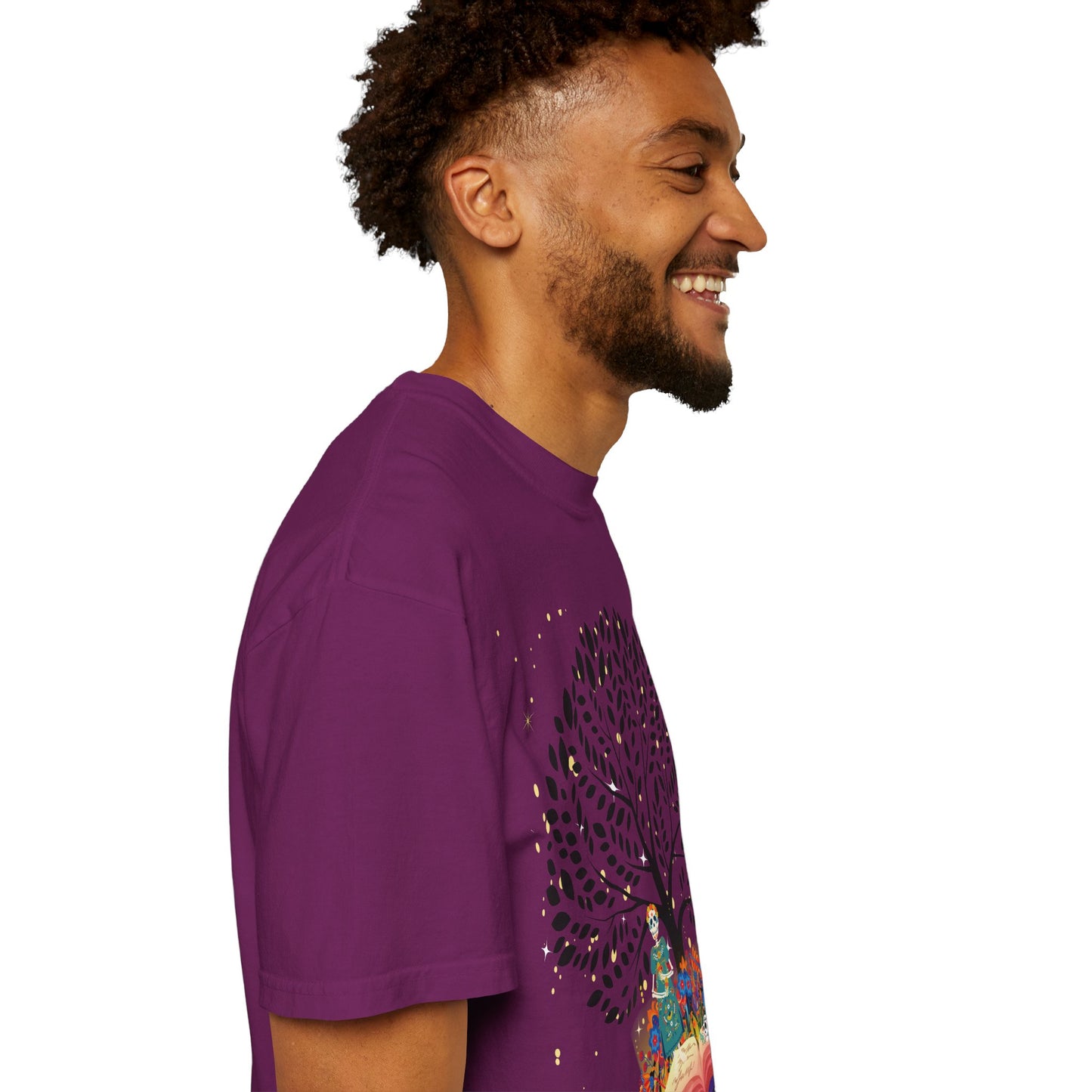 Tree of Life Unisex T-shirt with Calavera Design