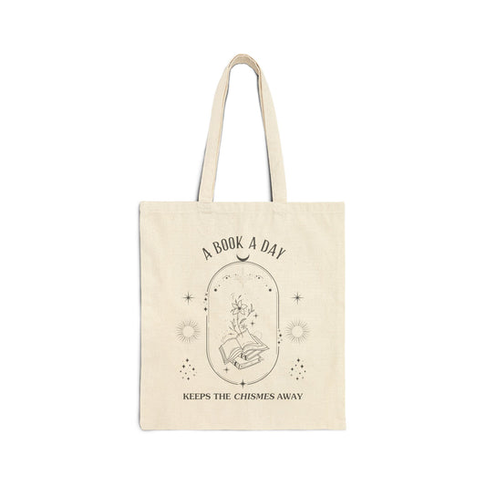 Tote Bag - A Book a Day Keeps the Chisme Away