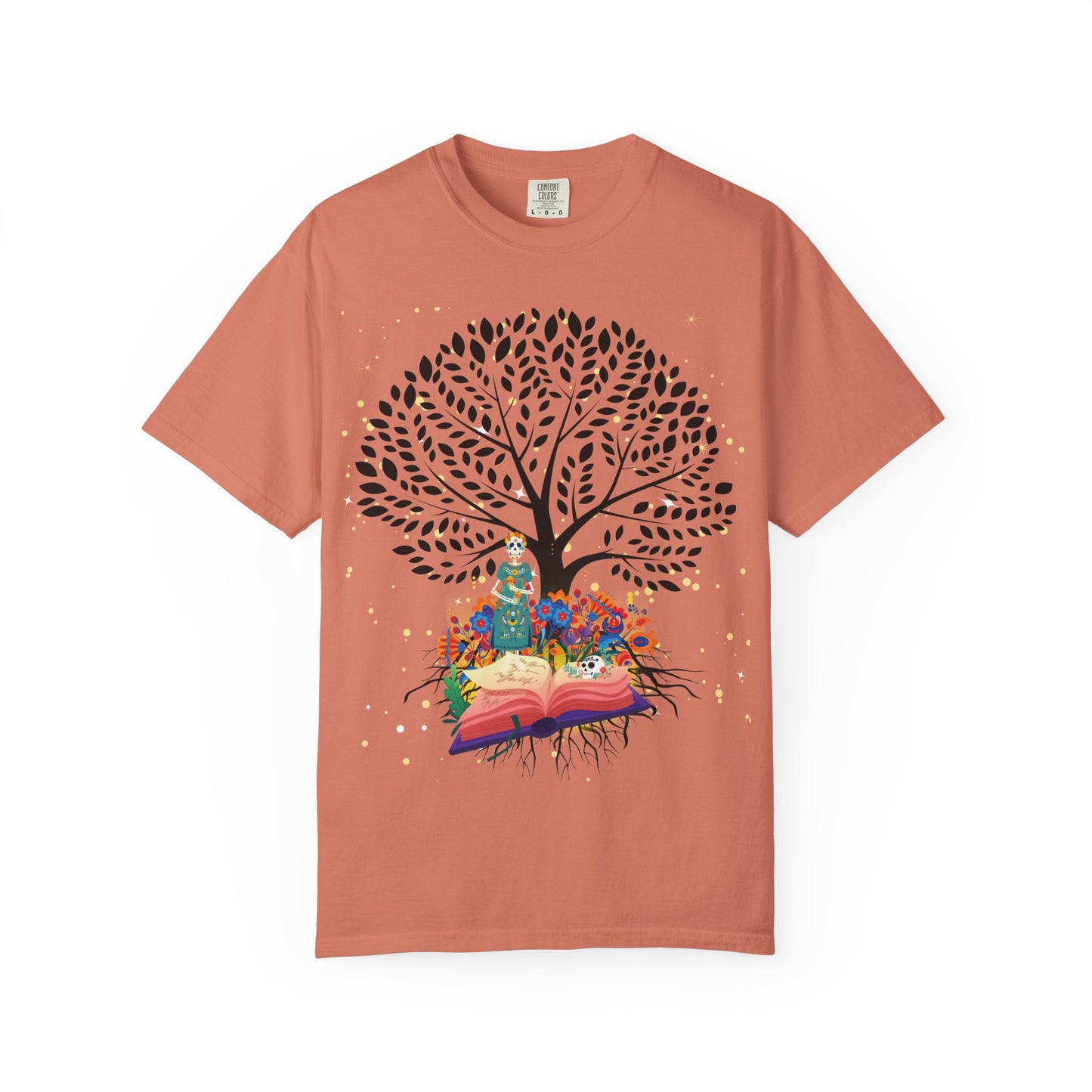 Tree of Life Unisex T-shirt with Calavera Design