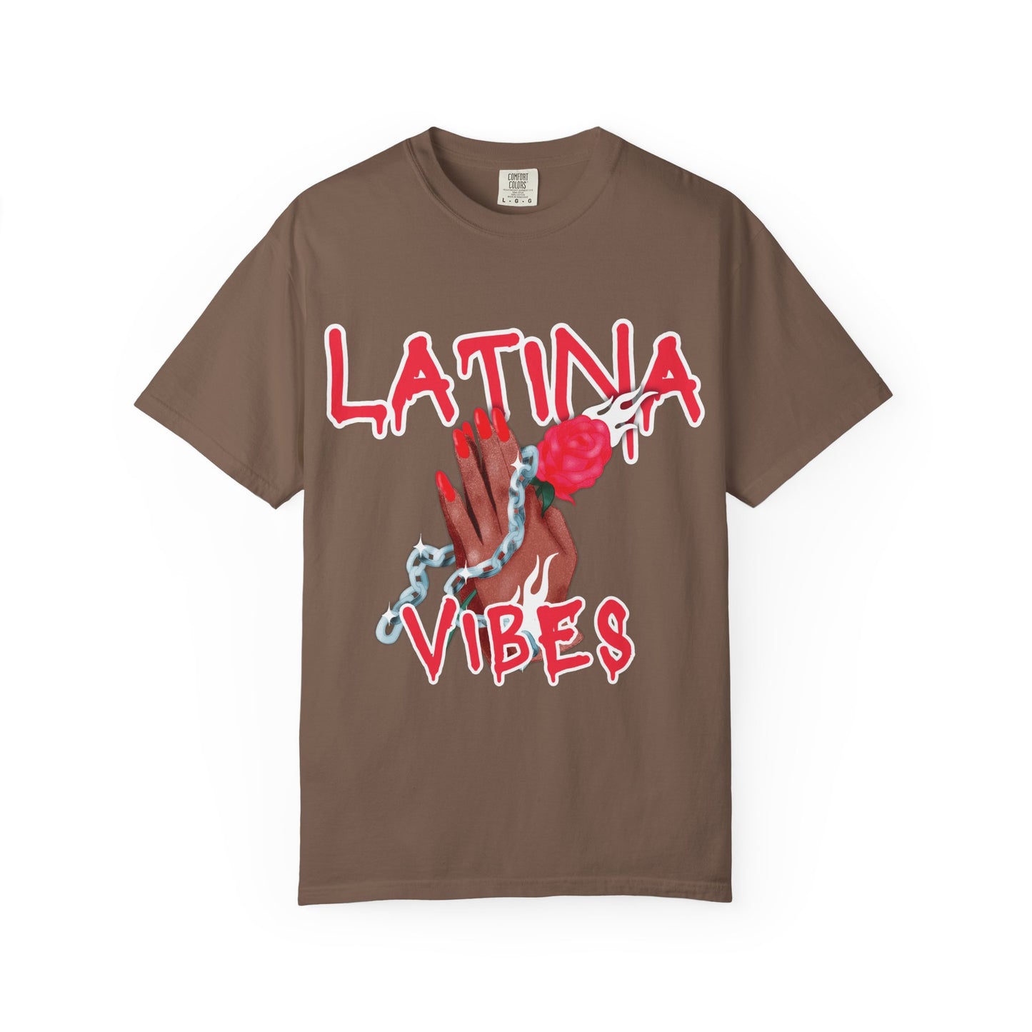 Bold, Stylish & Empowering Garment-Dyed T-shirt - Latina Vibes