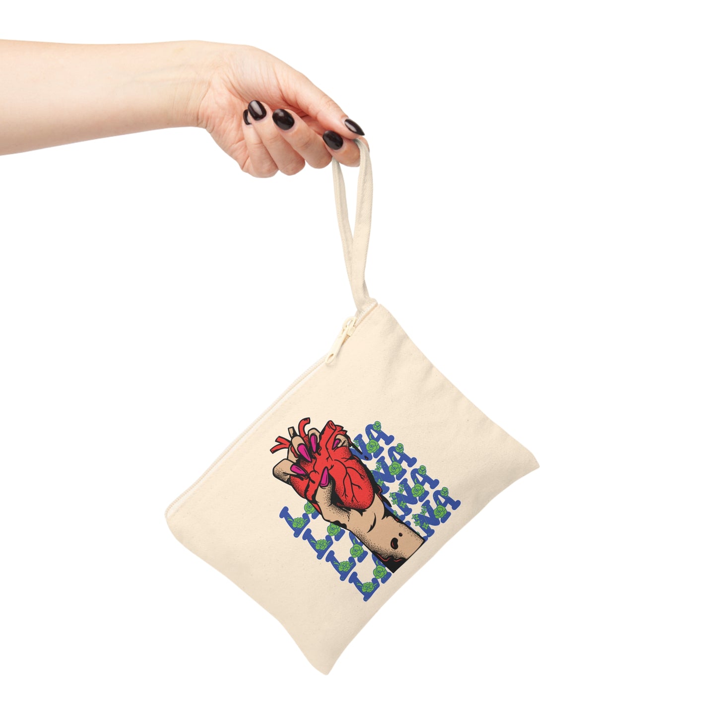 Zipper Pouch - Latina Heart Design
