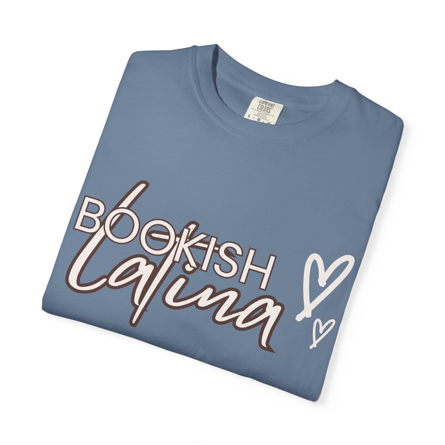 Bookish Latina Unisex T-Shirt- with hearts design