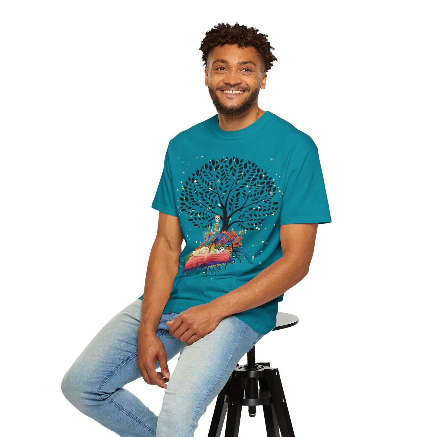 Tree of Life Unisex T-shirt with Calavera Design
