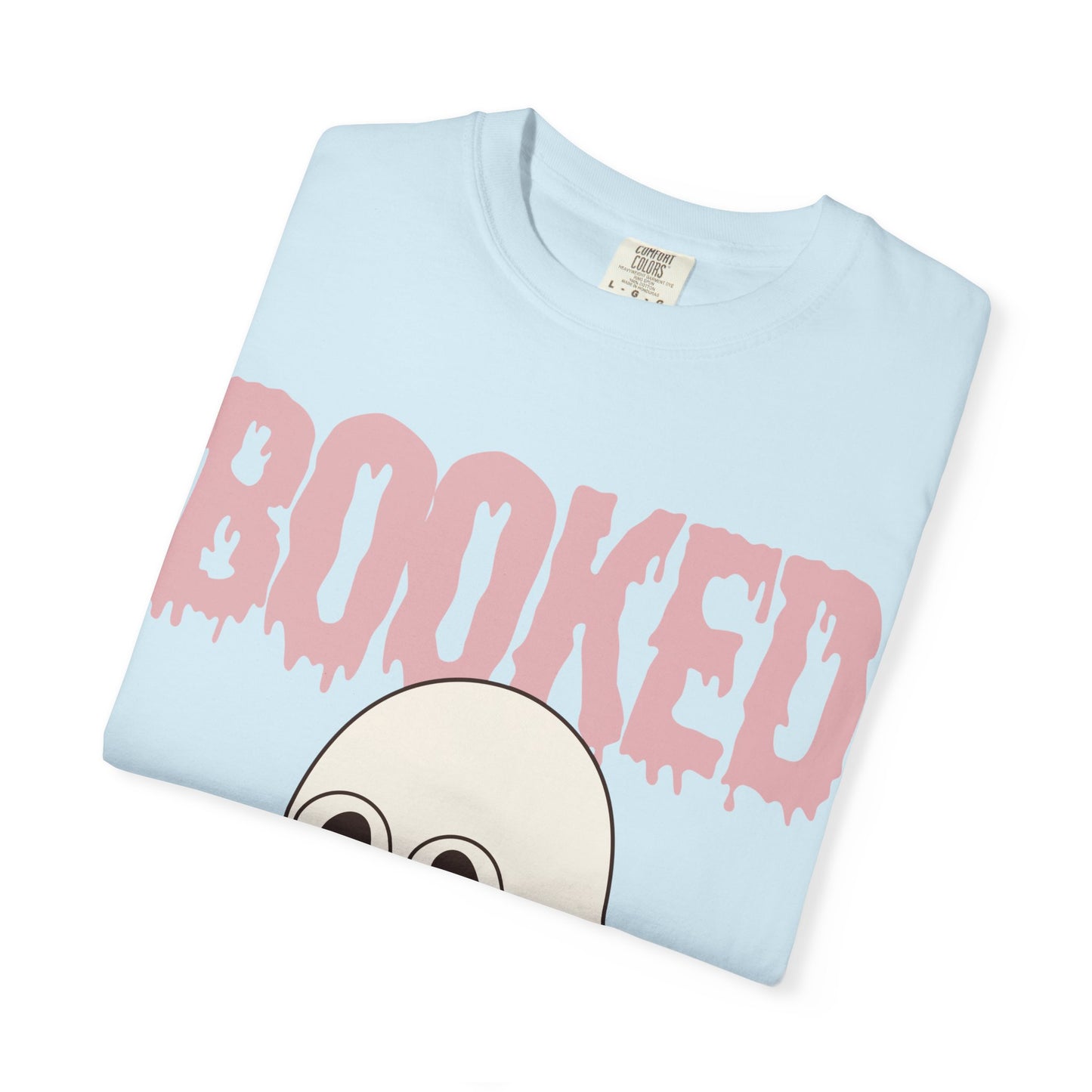Booked Ghost with Coffee Unisex T-shirt