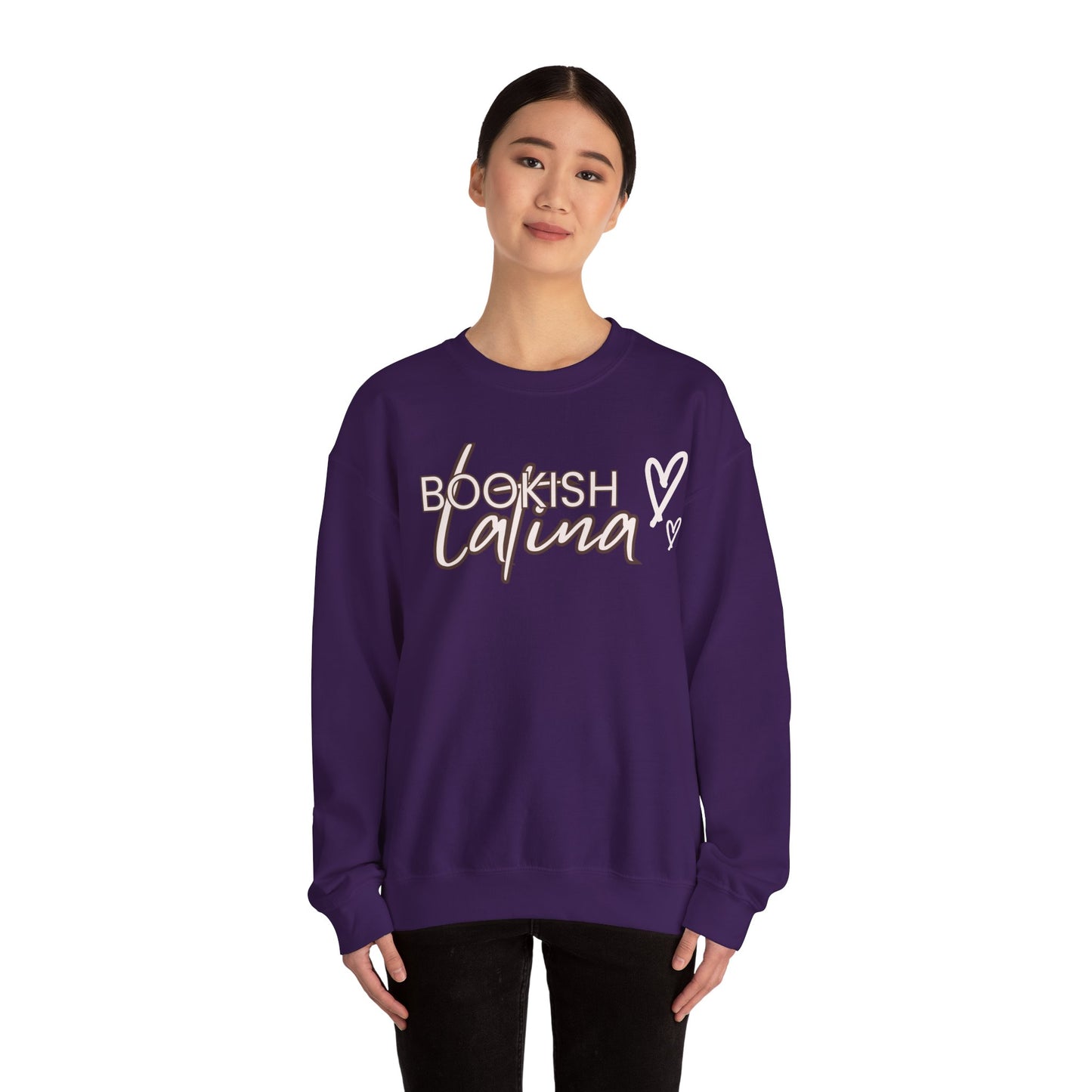 Bookish Latina Love Unisex Heavy Blend™ Crewneck Sweatshirt
