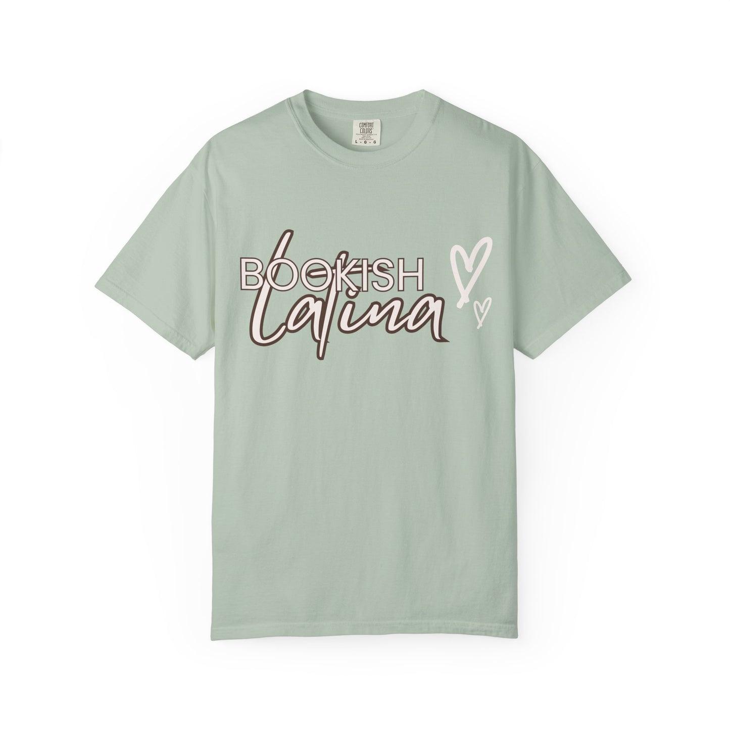 Bookish Latina Unisex T-Shirt- with hearts design