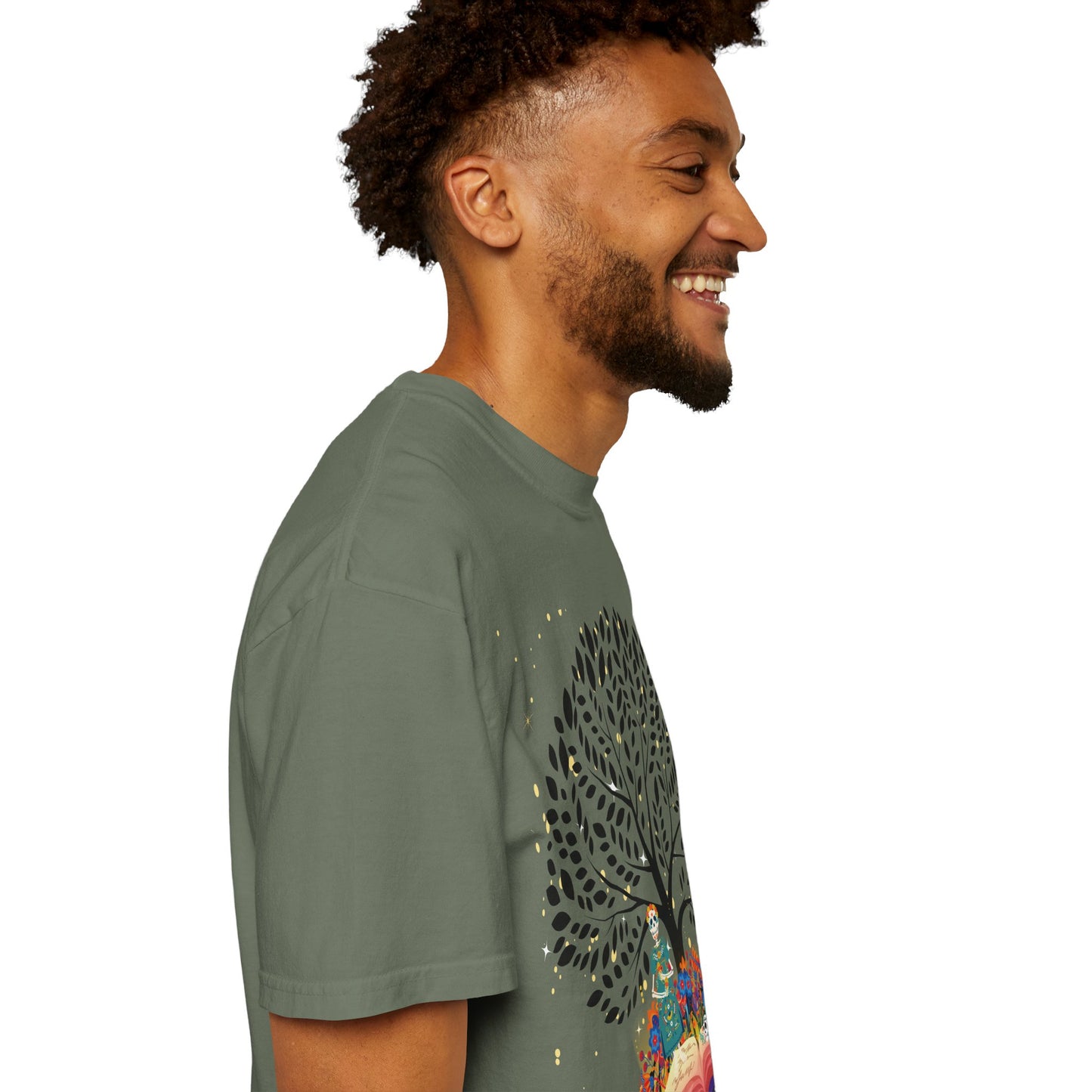 Tree of Life Unisex T-shirt with Calavera Design