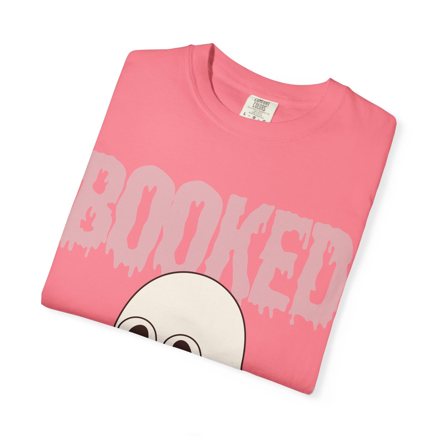 Booked Ghost with Coffee Unisex T-shirt