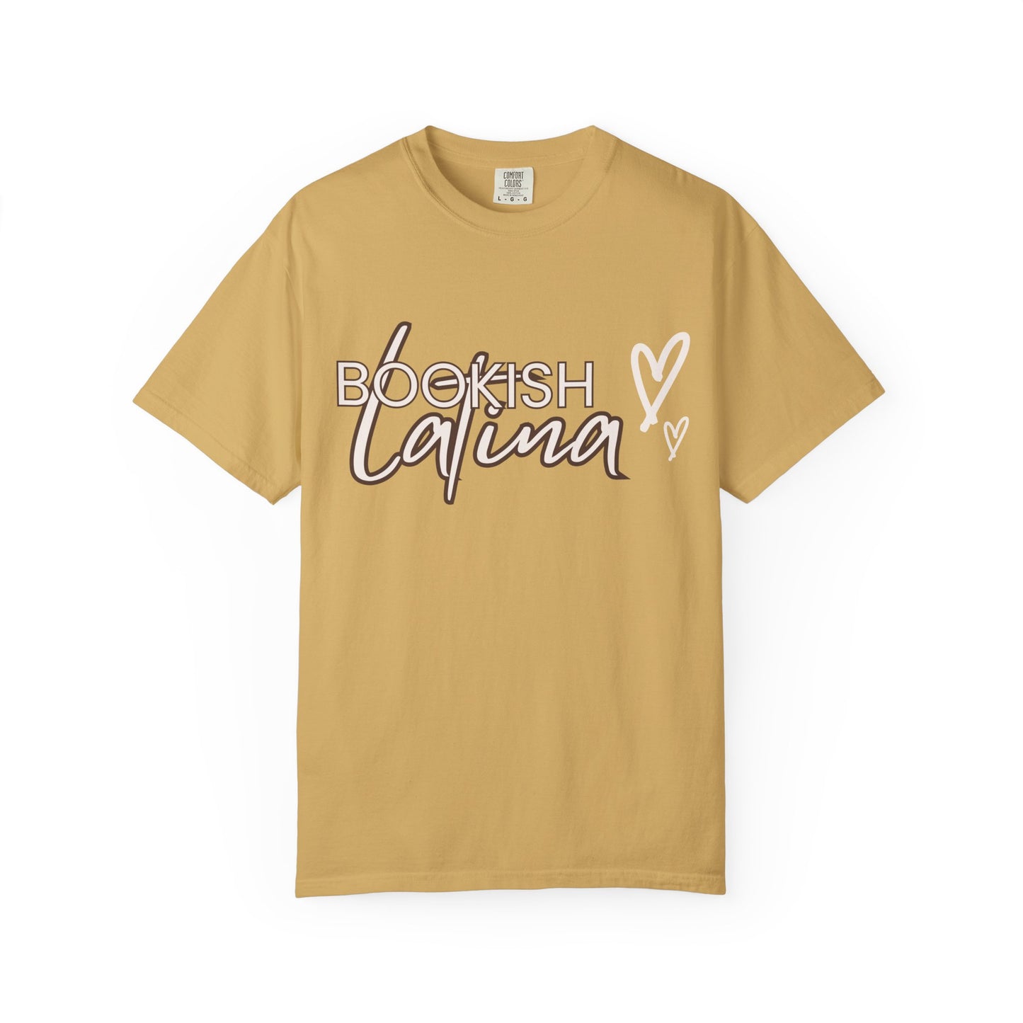 Bookish Latina Unisex T-Shirt- with hearts design