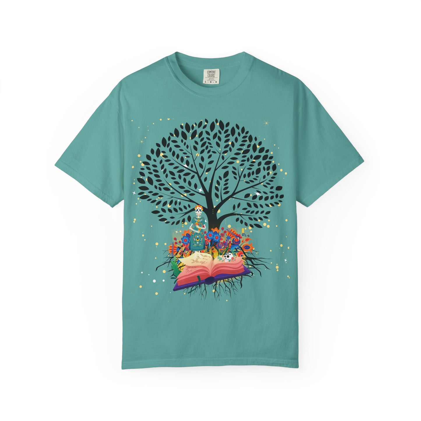 Tree of Life Unisex T-shirt with Calavera Design