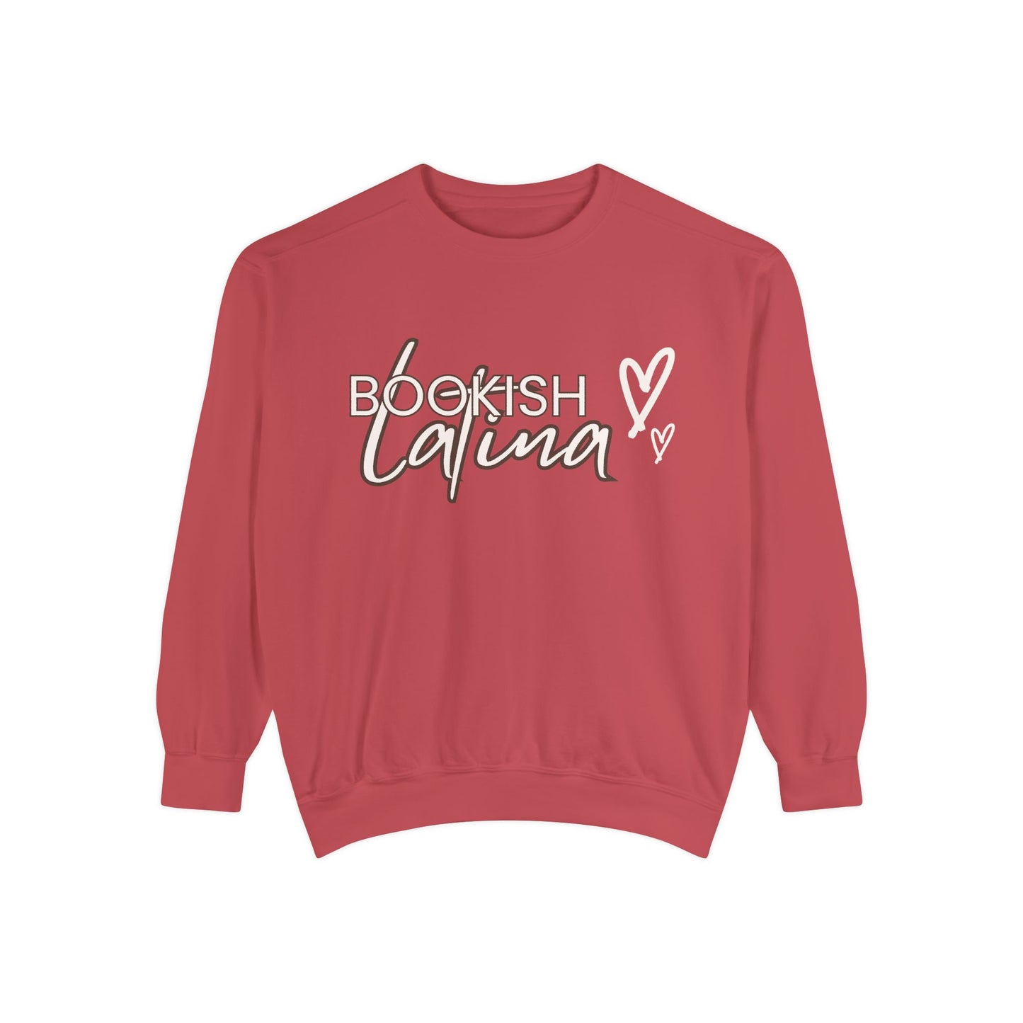 Bookish Latina Sweatshirt- with hearts design