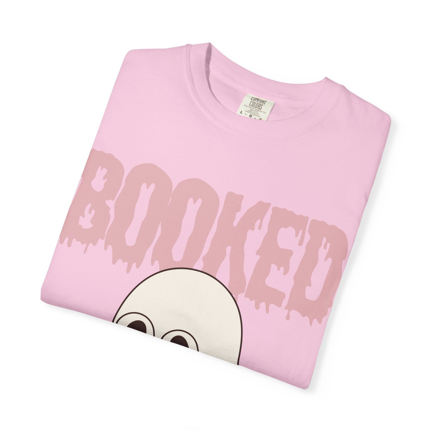 Booked Ghost with Coffee Unisex T-shirt