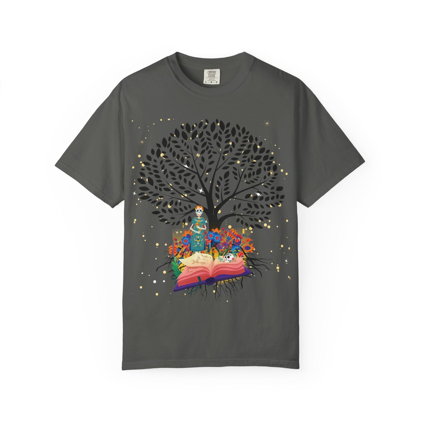 Tree of Life Unisex T-shirt with Calavera Design