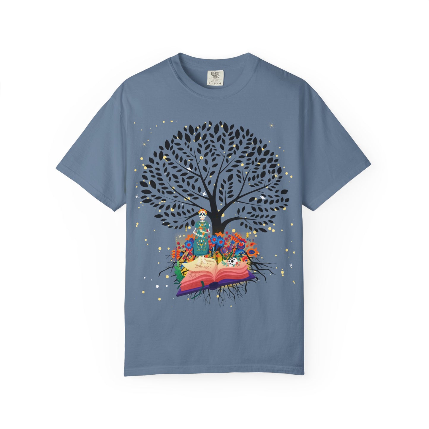 Tree of Life Unisex T-shirt with Calavera Design