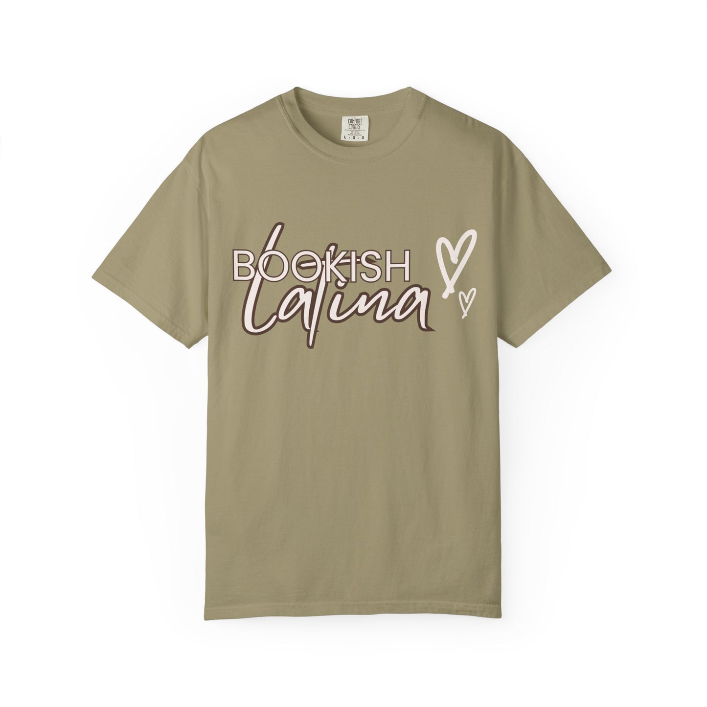 Bookish Latina Unisex T-Shirt- with hearts design
