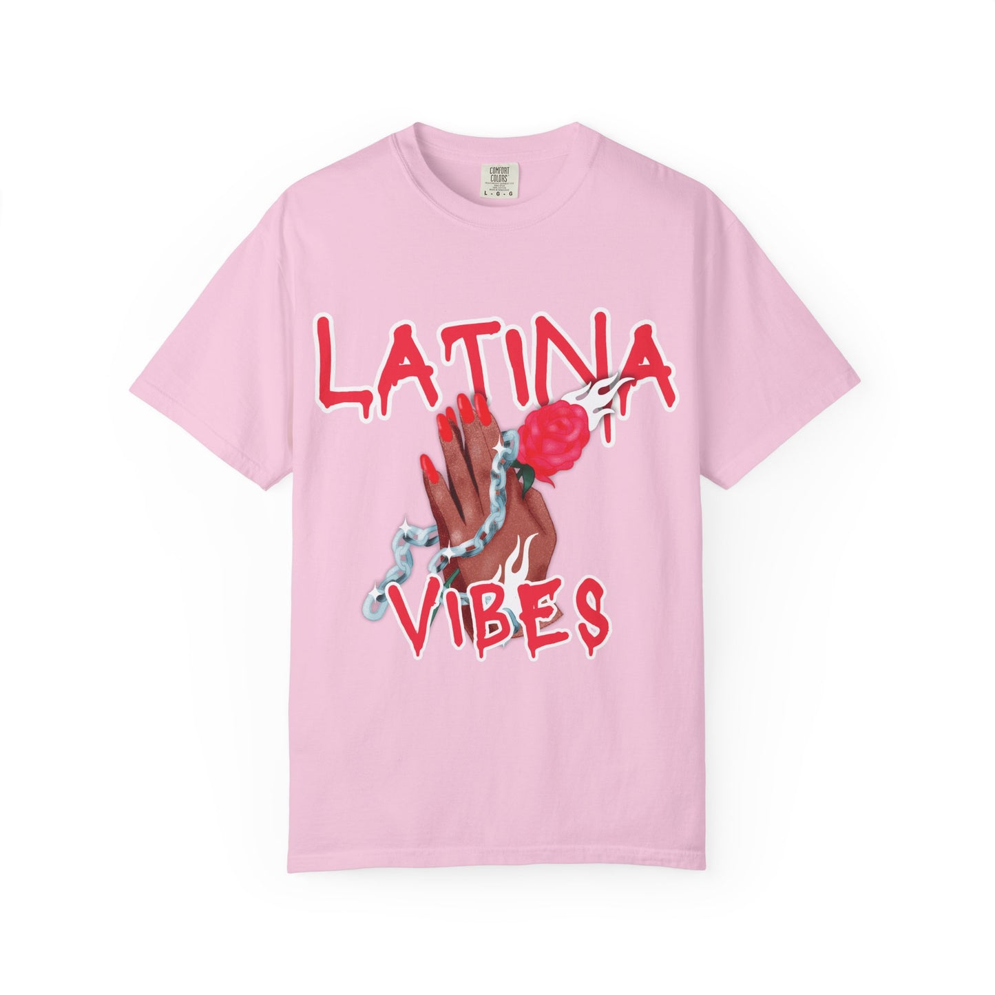 Bold, Stylish & Empowering Garment-Dyed T-shirt - Latina Vibes
