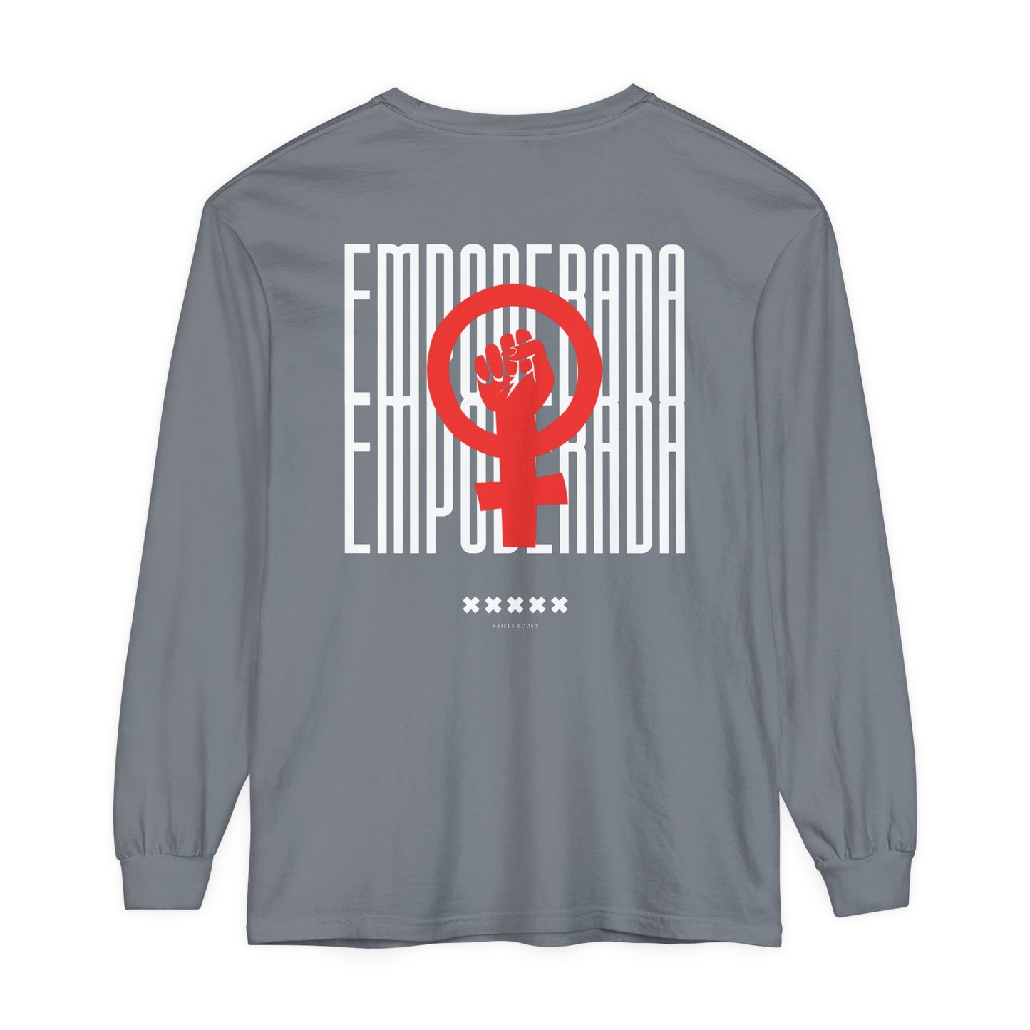Empoderada Red Feminist Symbol Long Sleeve T-Shirt
