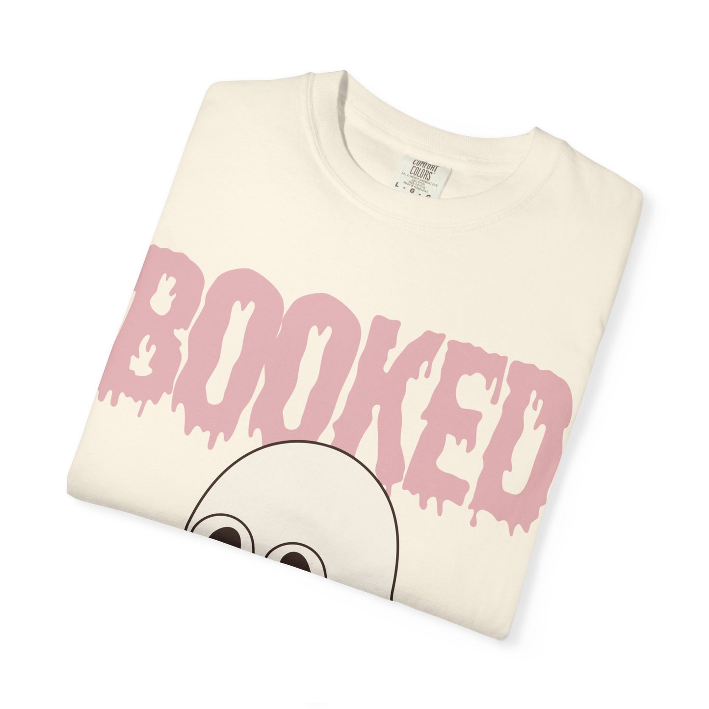 Booked Ghost with Coffee Unisex T-shirt