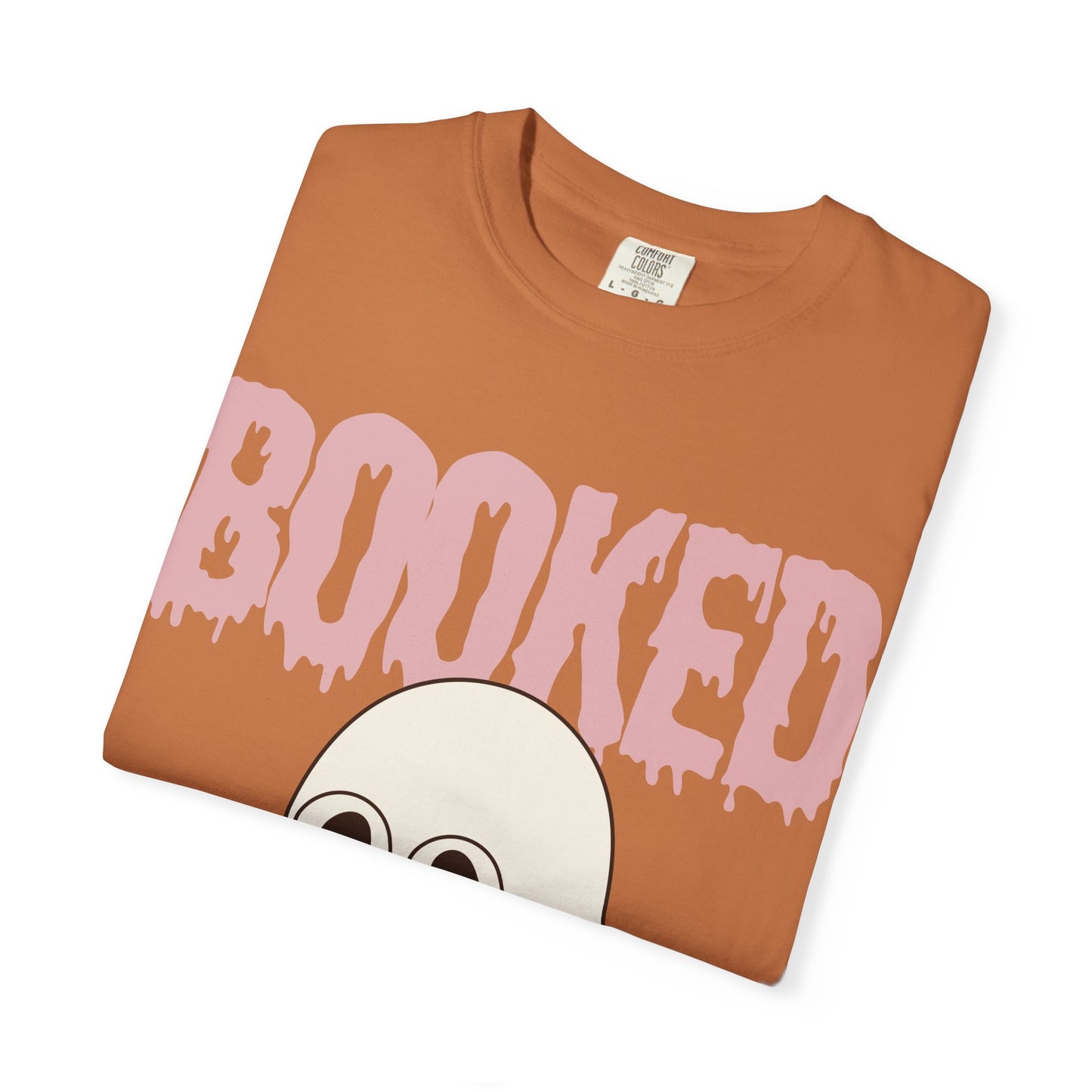 Booked Ghost with Coffee Unisex T-shirt