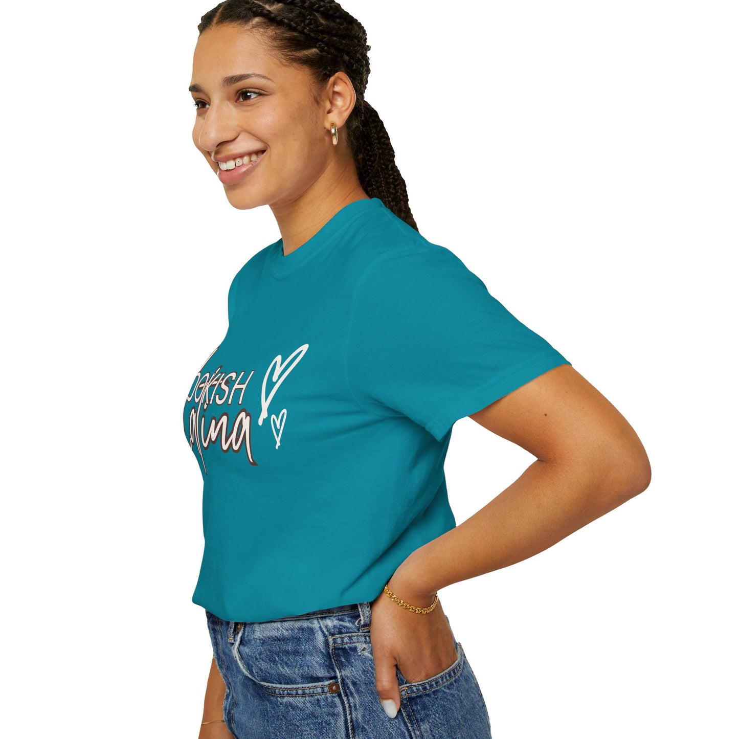Bookish Latina Unisex T-Shirt- with hearts design