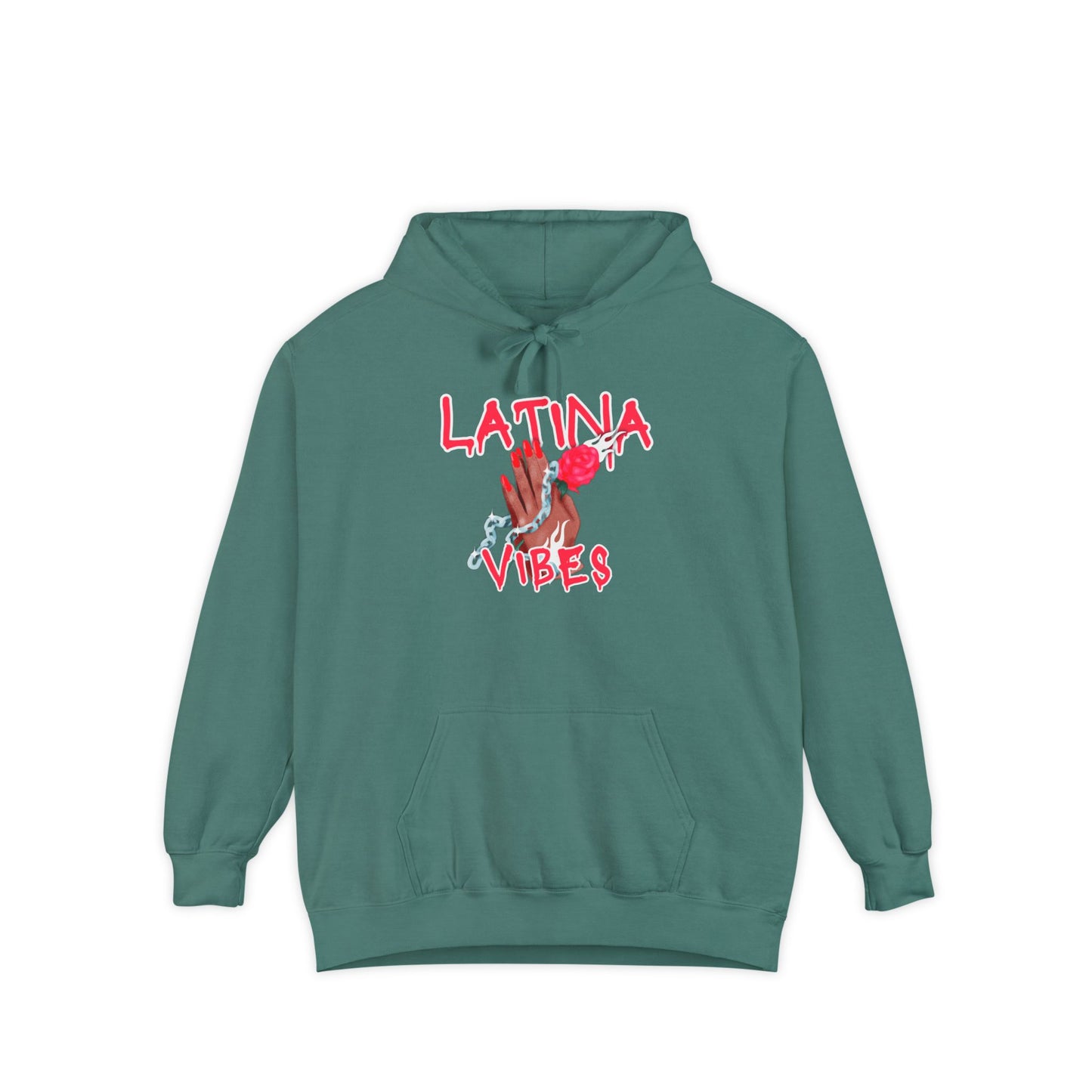 Garment-Dyed Hoodie - Latina Vibes
