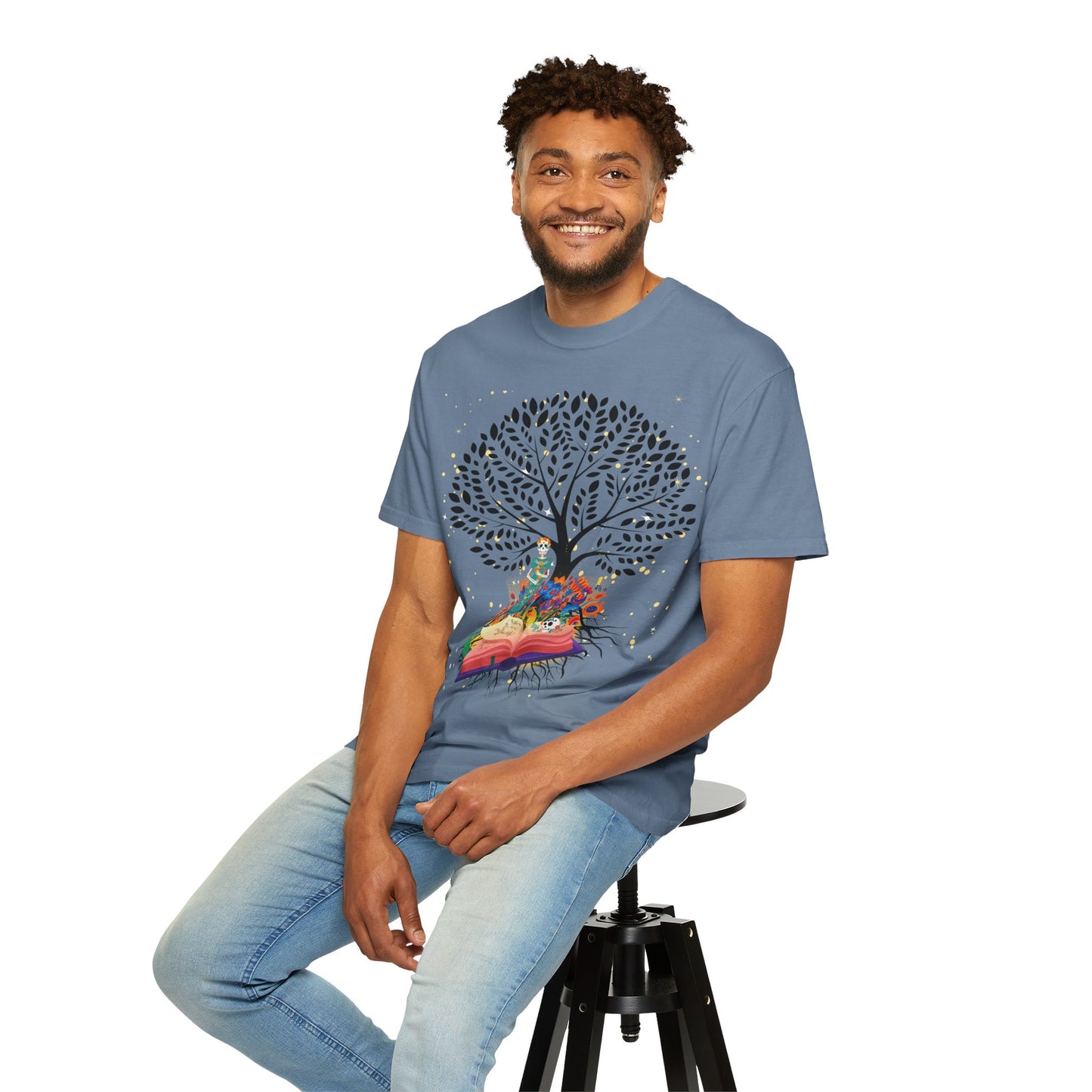 Tree of Life Unisex T-shirt with Calavera Design