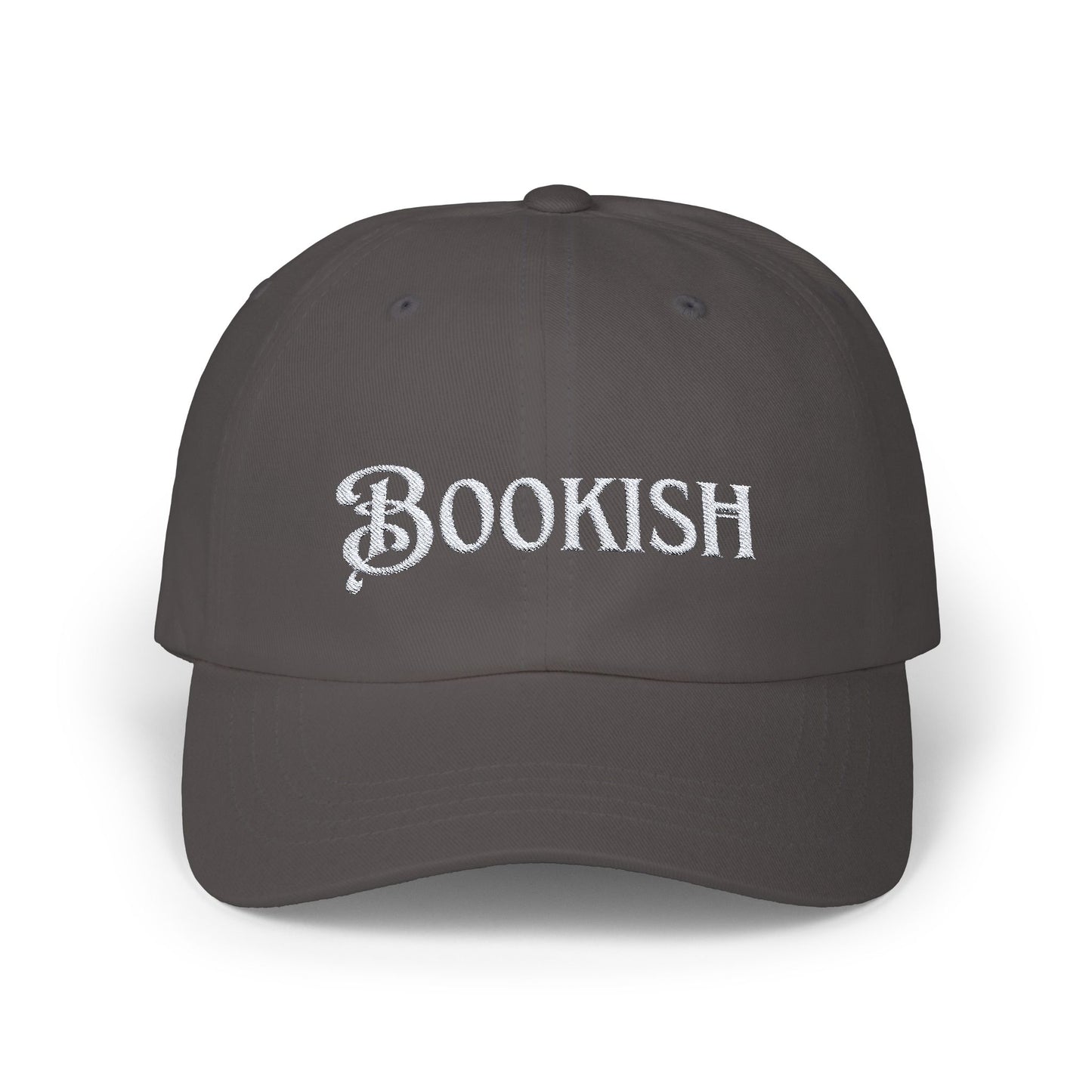 Embroidered Bookish Cap