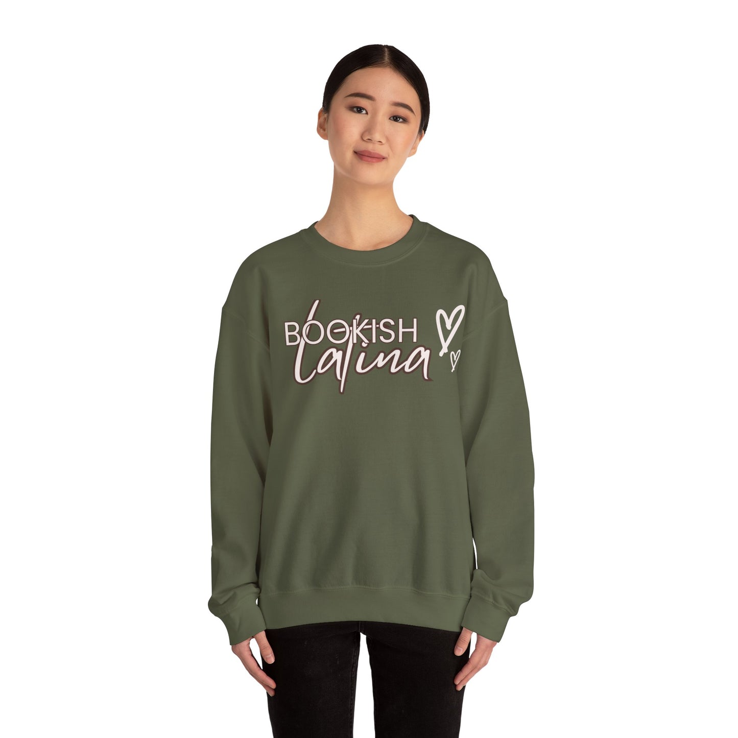Bookish Latina Love Unisex Heavy Blend™ Crewneck Sweatshirt