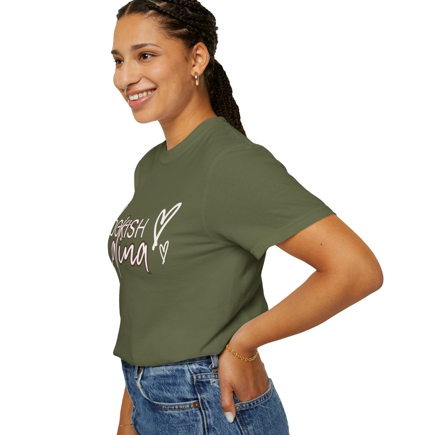 Bookish Latina Unisex T-Shirt- with hearts design