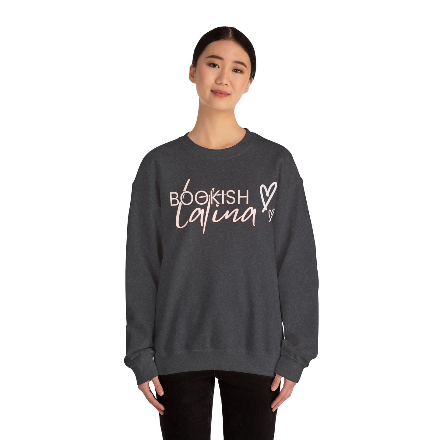 Bookish Latina Love Unisex Heavy Blend™ Crewneck Sweatshirt