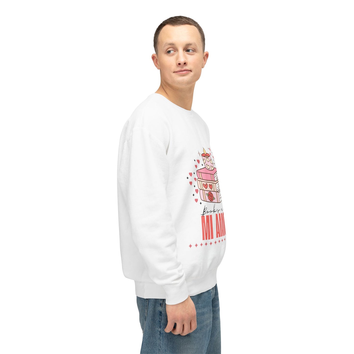 Books Are Mi Amor Crewneck Sweatshirt
