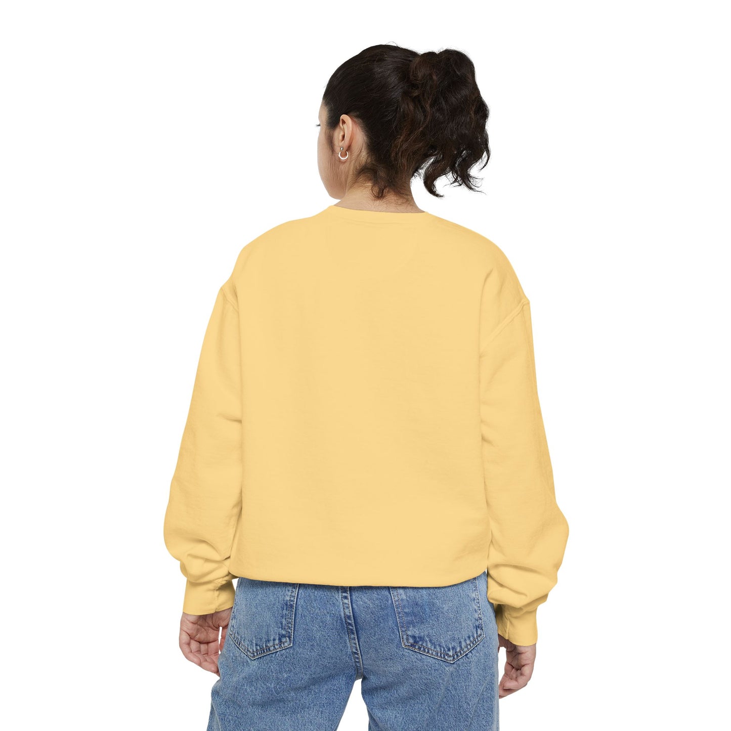 Sweatshirt - Cafecito & Chill with Catrina Drinking Coffee Design