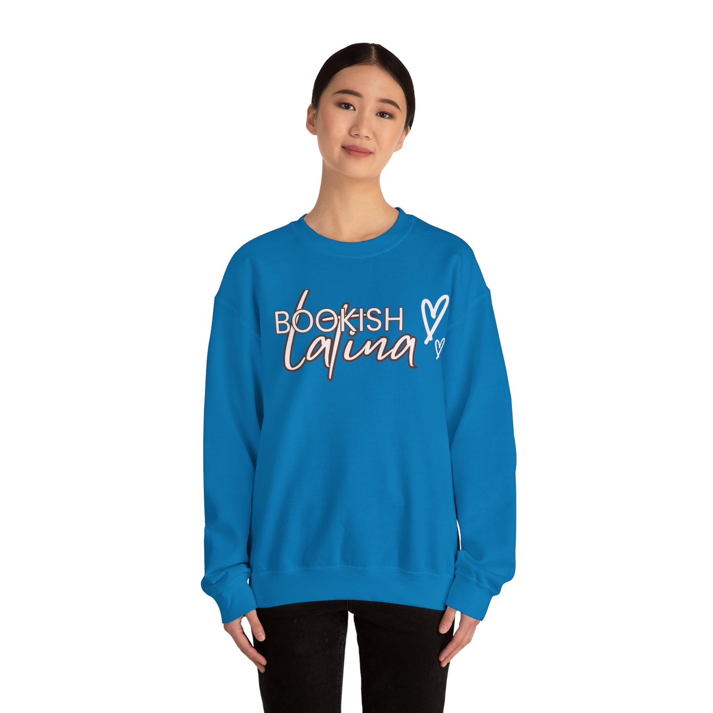 Bookish Latina Love Unisex Heavy Blend™ Crewneck Sweatshirt