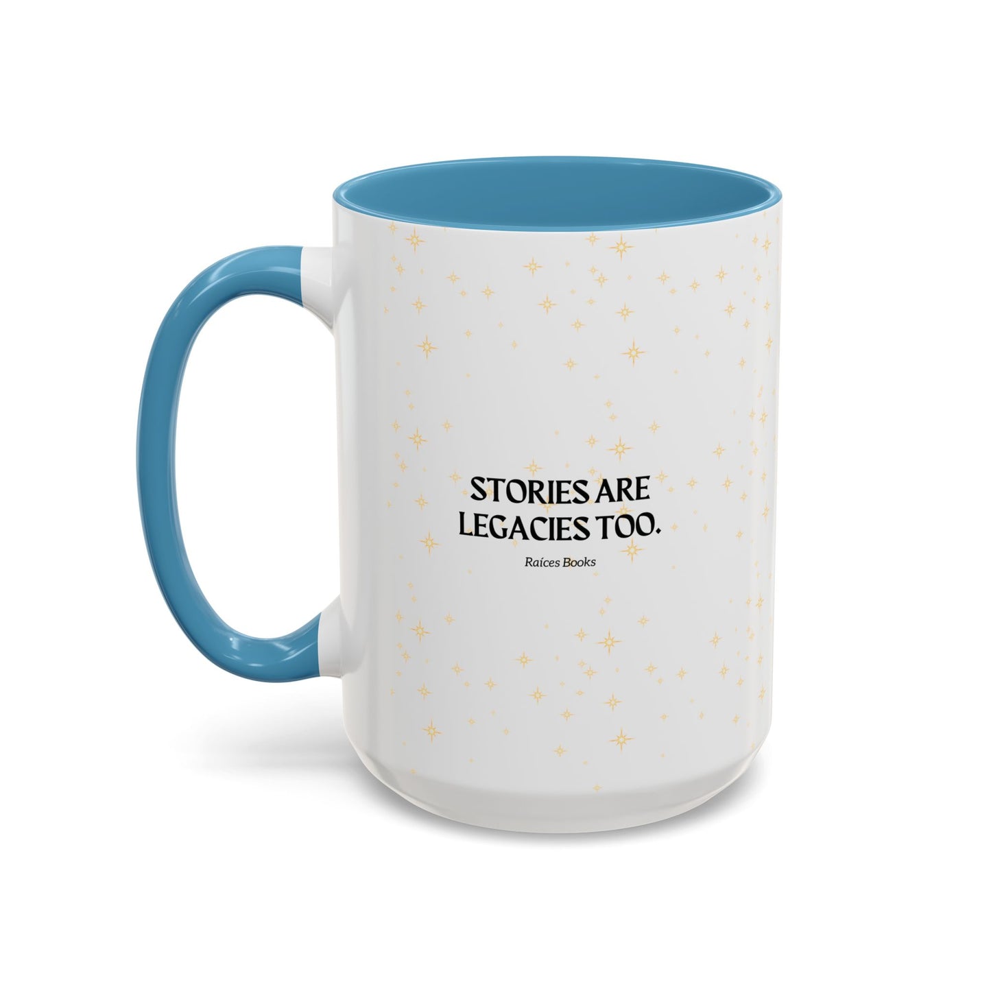 Coffee Mug - Stories are Legacies Too with Catrina, Tree, and Book Design