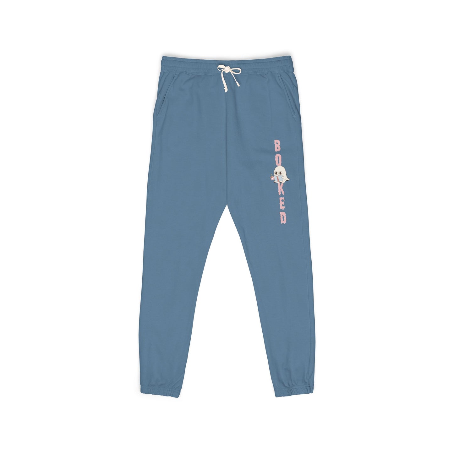 Ghost Reading Book Garment-Dyed Fleece Sweatpants