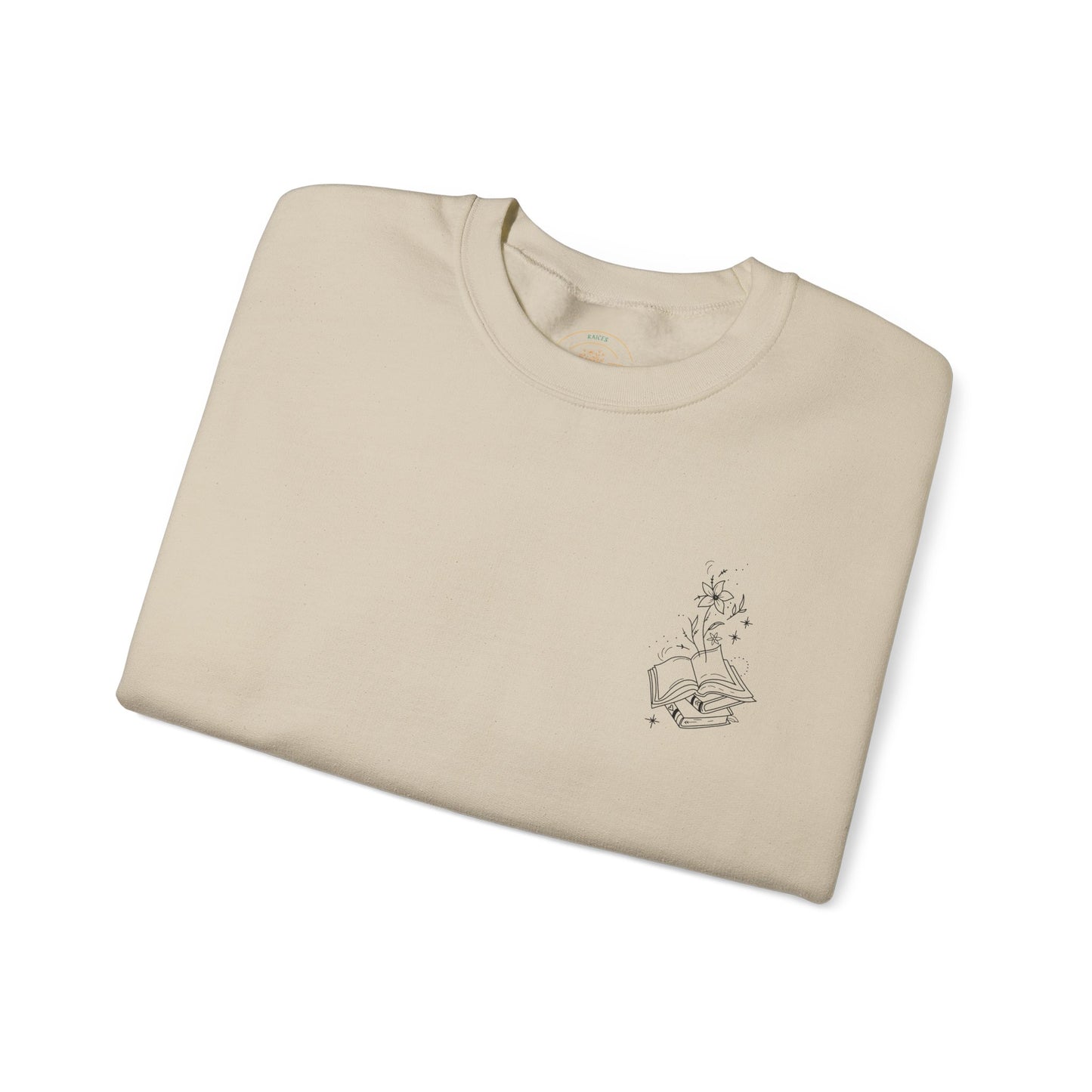 Book Lover Crewneck Sweatshirt - A book a day keeps the chisme away