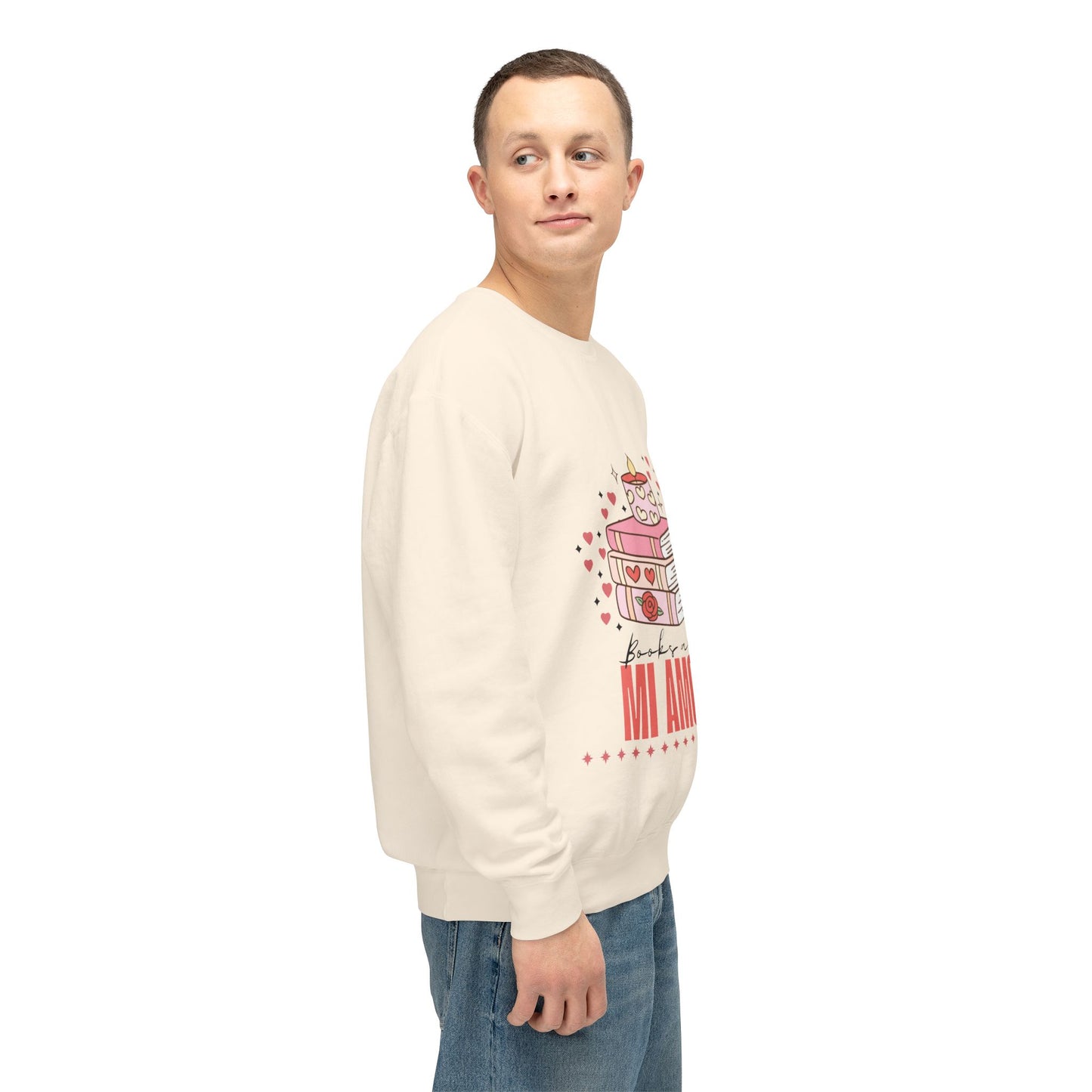 Books Are Mi Amor Crewneck Sweatshirt
