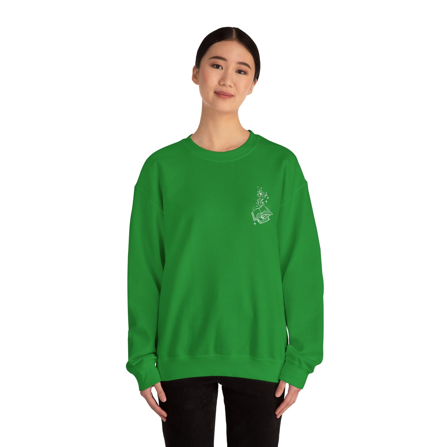 Book Lover Crewneck Sweatshirt - A book a day keeps the chisme away