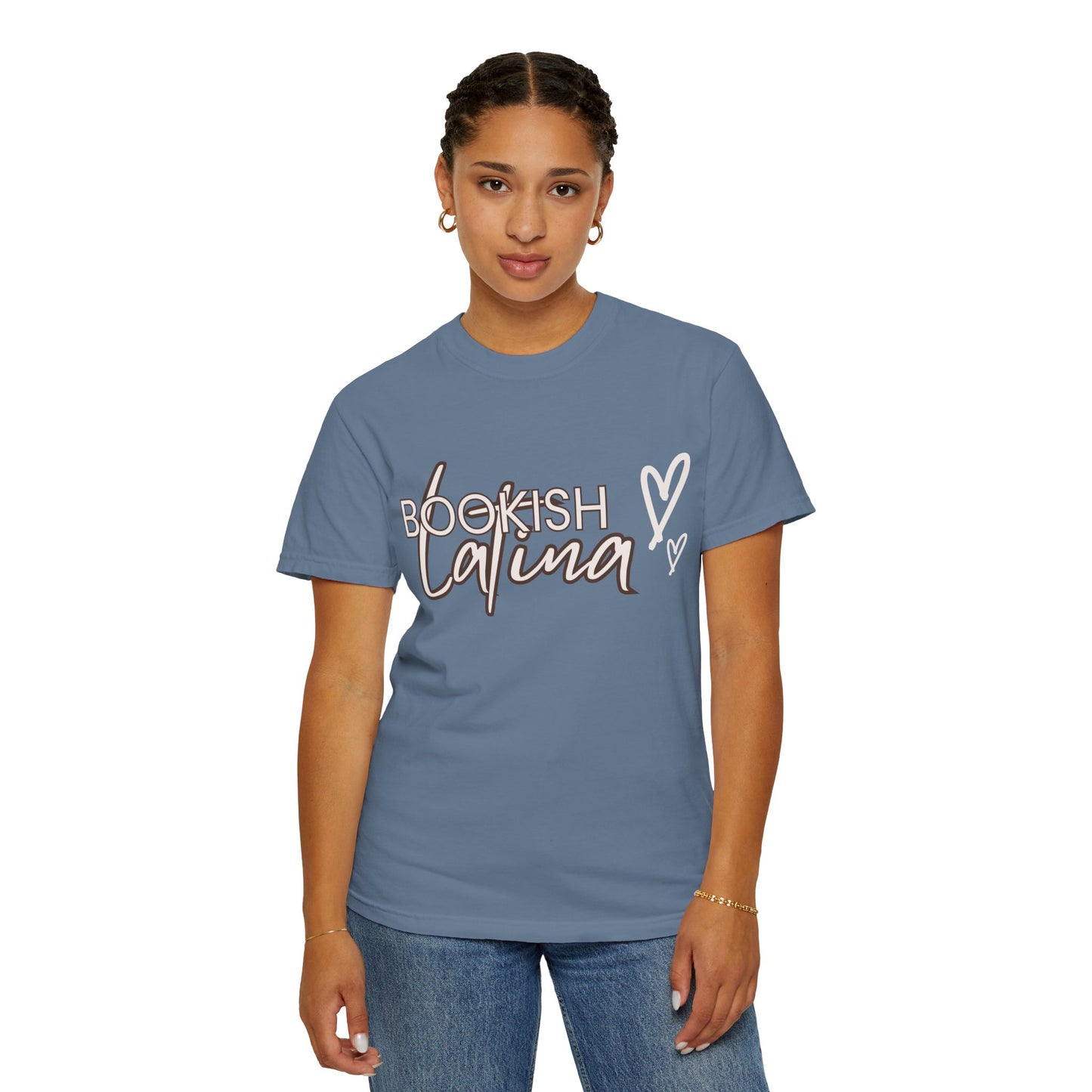Bookish Latina Unisex T-Shirt- with hearts design