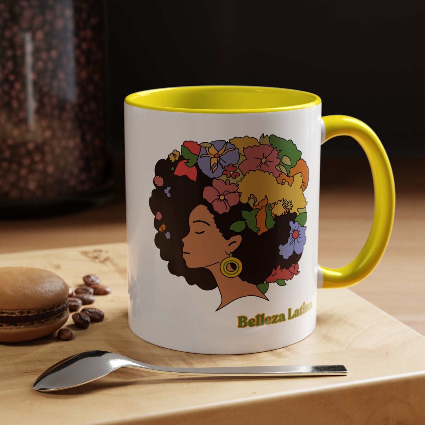 Coffee Mug - Afro Latina Belleza Latina Design