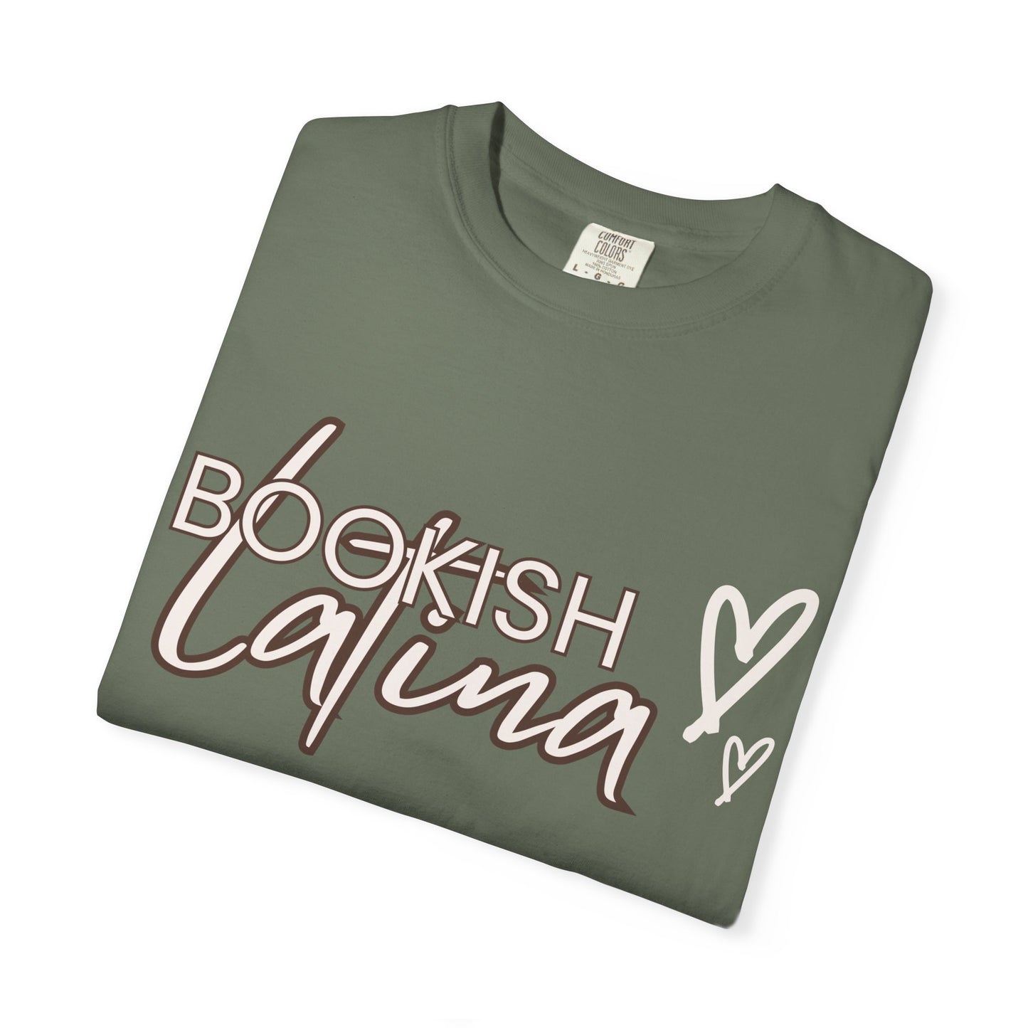 Bookish Latina Unisex T-Shirt- with hearts design