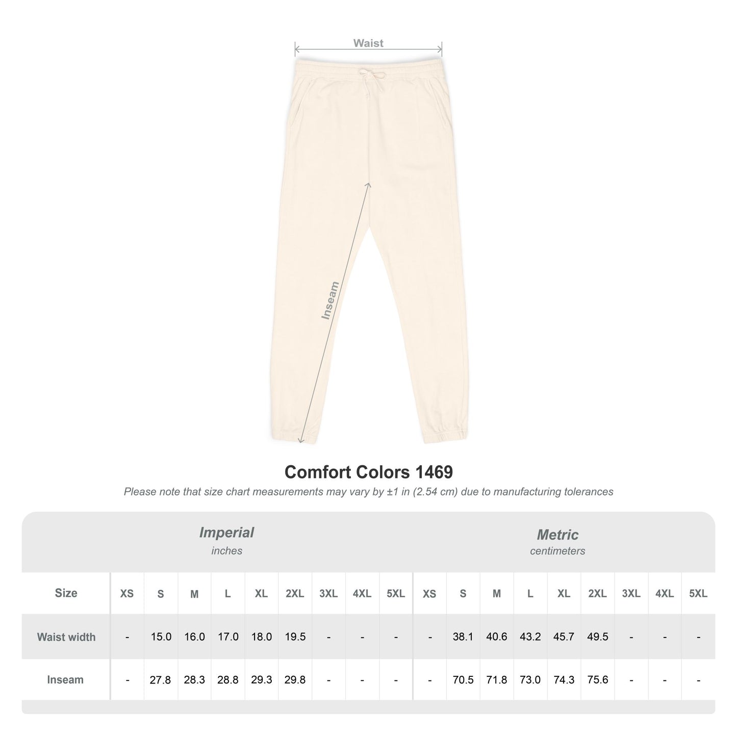 Fleece Sweatpants - Concha Season with Ghosts Eating Conchas Design