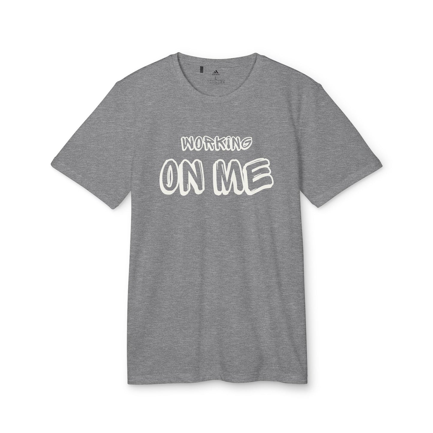 Working on Me adidas® Unisex Sport T-shirt