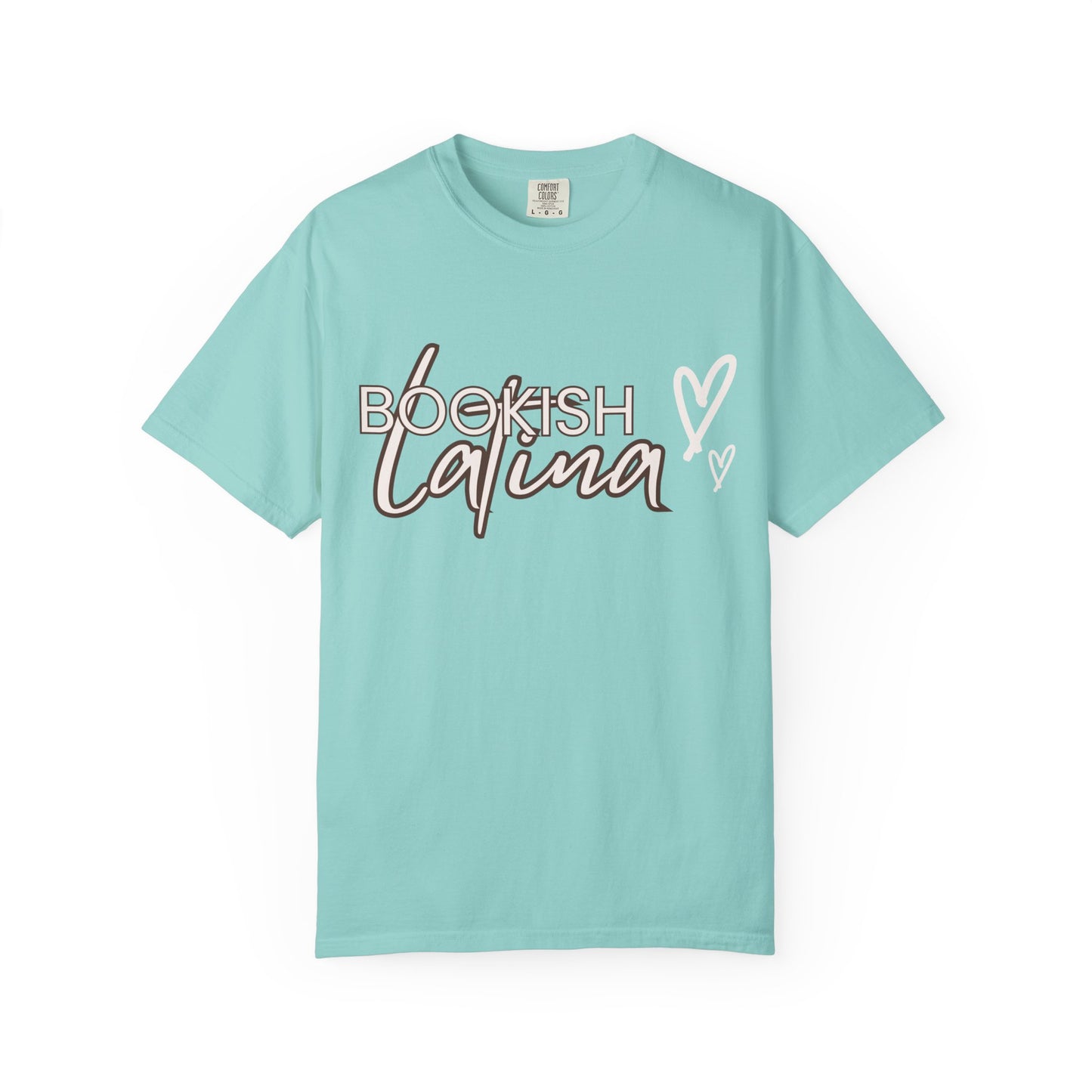 Bookish Latina Unisex T-Shirt- with hearts design