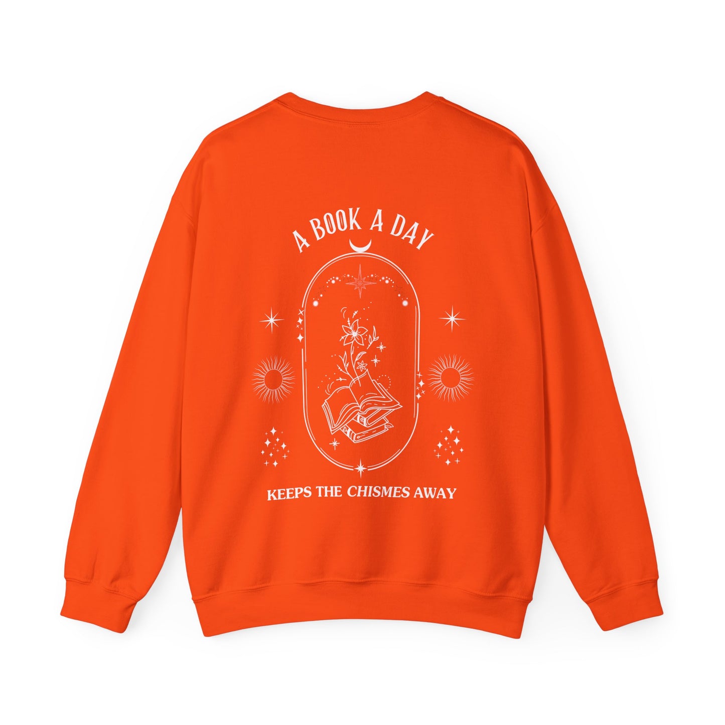 Book Lover Crewneck Sweatshirt - A book a day keeps the chisme away