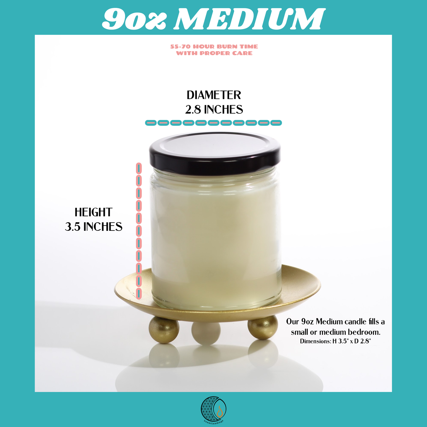 PRIDE Heart Soy Candle